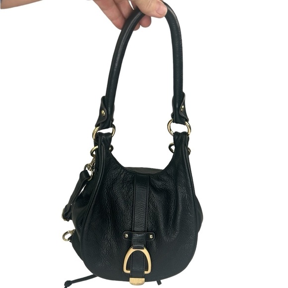 G.I.L.I. GOT IT LOVE IT BlK Leather Convertible Backpack Crossbody Shoulder BAG - Picture 2 of 9